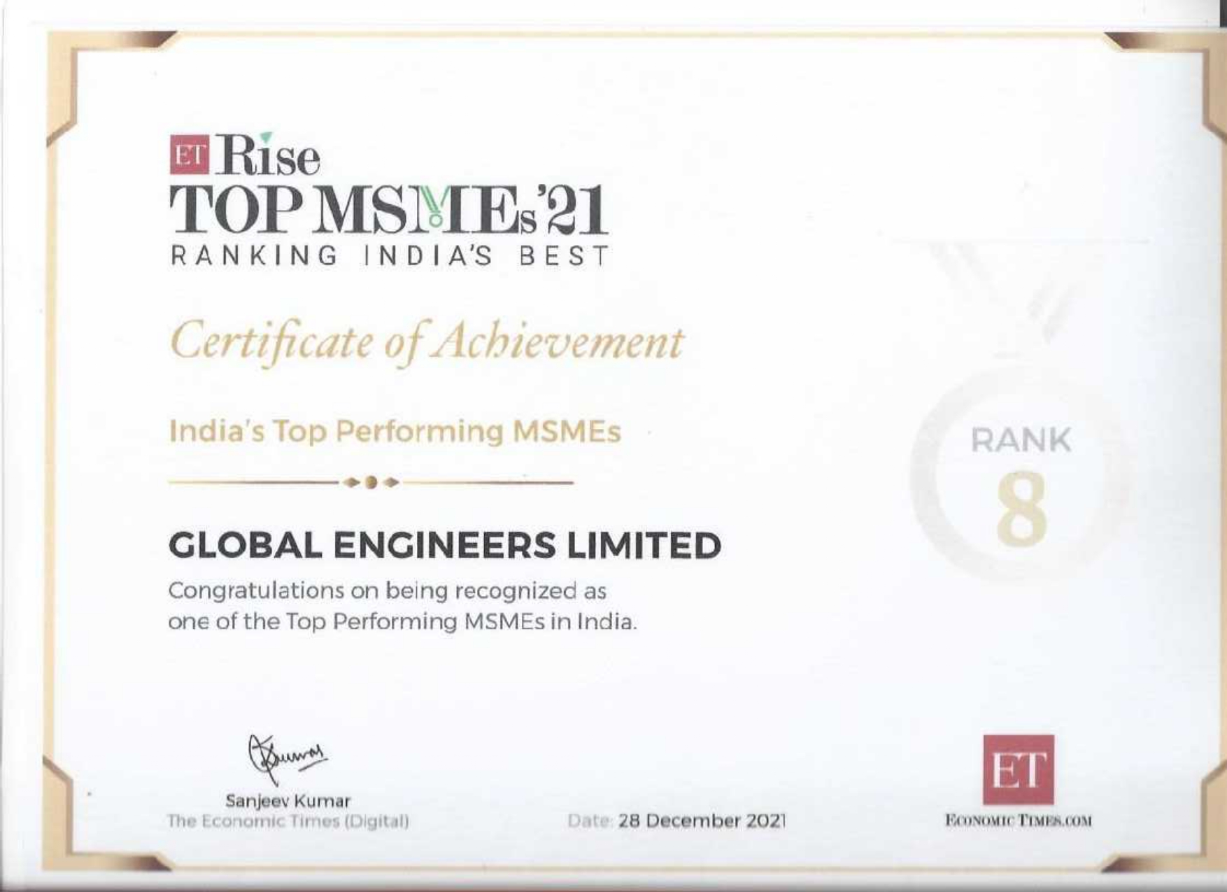ET Top MSME 2021